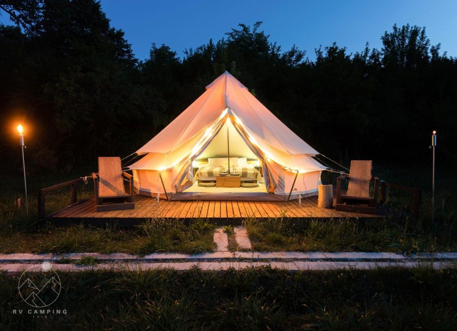Everything You Need To Know About Canvas Tents RV Camping Trip