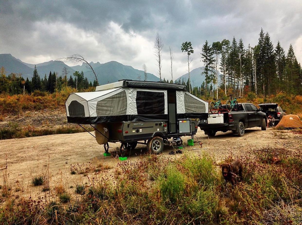 Facebook Rockwood RVs Pop up camper at campsite